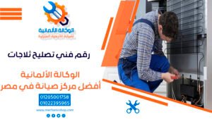 رقم فني تصليح ثلاجات – اتصل الآن بـ 01205001758 أو 01022395965 لخدمة فورية من الوكالة الألمانية